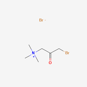 molecular formula C6H13Br2NO B1228613 3-Bromoacetonyl trimethylammonium CAS No. 16048-36-5
