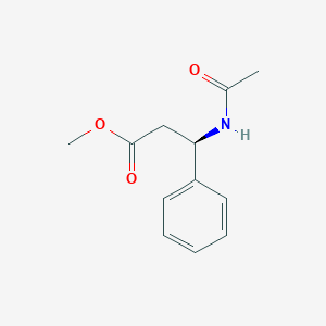 molecular formula C12H15NO3 B12286134 Methyl (R)-3-acetamido-3-phenylpropanoate 
