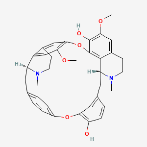 molecular formula C36H38N2O6 B1228614 7-O-Demethylisothalicberine CAS No. 73711-14-5