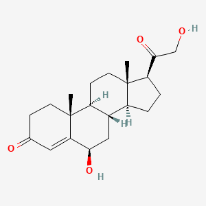molecular formula C21H30O4 B1228618 6beta-Hydroxydoc CAS No. 298-65-7