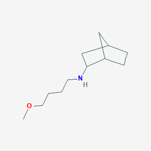 molecular formula C12H23NO B12286185 N-(4-methoxybutyl)bicyclo[2.2.1]heptan-2-amine 