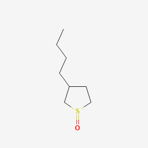 molecular formula C8H16OS B1228631 3-Butylthiolane 1-oxide CAS No. 93111-03-6