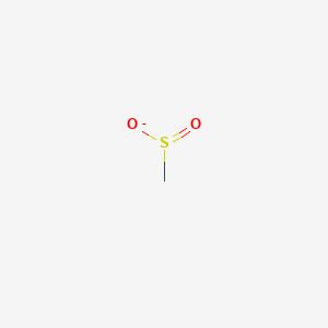 molecular formula CH3O2S- B1228633 Methanesulfinate CAS No. 43633-03-0