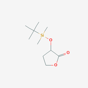 molecular formula C10H20O3Si B12286441 3-(tert-butyldimethylsilyloxy)dihydrofuran-2(3H)-one 