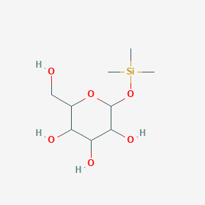 molecular formula C9H20O6Si B12286443 1,2,3,4,6-Penta-O-trimethylsilyl-D-mannopyranose 