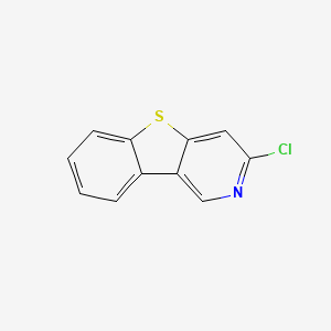 molecular formula C11H6ClNS B12286462 3-Chlorobenzo[4,5]thieno[3,2-c]pyridine 
