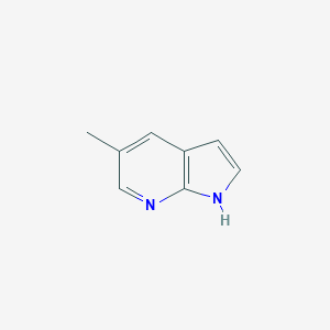 molecular formula C8H8N2 B122866 5-Methyl-1H-pyrrolo[2,3-b]pyridine CAS No. 824-52-2