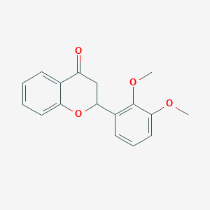molecular formula C17H16O4 B1228670 2',3'-Dimethoxyflavanone CAS No. 97207-23-3