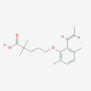 molecular formula C18H26O3 B12286776 6'-Propene-1-ylGemfibrozil 