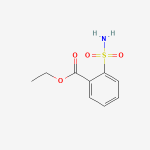 molecular formula C9H11NO4S B1228686 Ethyl 2-sulfamoylbenzoate CAS No. 59777-72-9