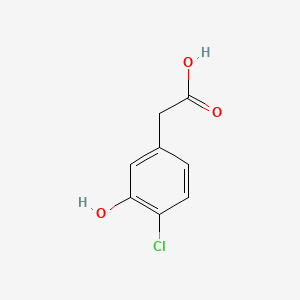molecular formula C8H7ClO3 B1228697 2-(4-chloro-3-hydroxyphenyl)acetic acid CAS No. 60397-70-8