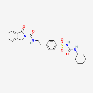molecular formula C24H28N4O5S B1228701 Glisindamide CAS No. 71010-45-2