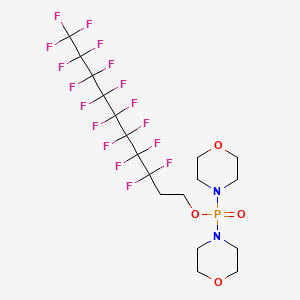 molecular formula C18H20F17N2O4P B1228704 2-(Perfluorooctyl)ethyl dimorpholinophosphinate CAS No. 134051-90-4