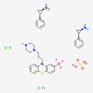 molecular formula C39H50Cl2F3N5O4S2 B1228706 Parstelin CAS No. 60108-71-6