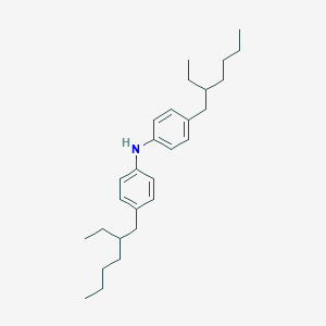 molecular formula C28H43N B12287210 4-(2-Ethylhexyl)-N-[4-(2-ethylhexyl)phenyl]aniline CAS No. 193350-81-1