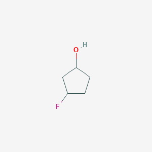 molecular formula C5H9FO B12287213 3-Fluorocyclopentan-1-ol CAS No. 1504358-95-5