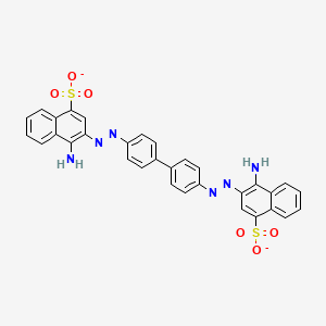 molecular formula C32H22N6O6S2-2 B1228734 3,3'-(Biphenyl-4,4'-diyldidiazene-2,1-diyl)bis(4-aminonaphthalene-1-sulfonate) 