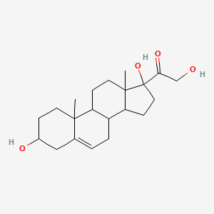molecular formula C21H32O4 B12287358 3,17,21-Trihydroxypregn-5-en-20-one 