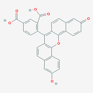 molecular formula C29H16O7 B1228740 5-Carboxynaphthofluorescein 