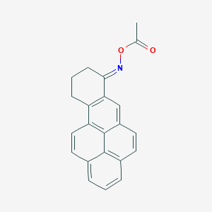 molecular formula C22H17NO2 B12287456 9,10-Dihydro-1-benzo[a]pyrene-7(8H)-one O-Acetyl Oxime 