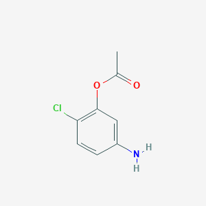 molecular formula C8H8ClNO2 B12287602 5-Amino-2-chlorophenyl Acetate 