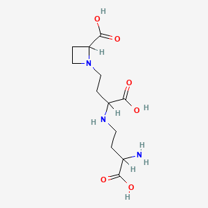 N-(N-(3-Amino-3-carboxypropyl)-3-amino-3-carboxypropyl)azetidine-2-carboxylic acid