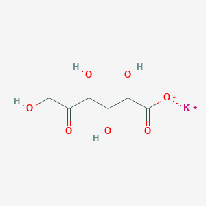 molecular formula C6H9KO7 B12287811 D-Xylo-hexulosonicacid, potassium salt (7CI) 