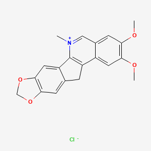 2,3-Dimethoxy-6-methyl-8,9-(methylenedioxy)-11H-indeno(1,2-c)isoquinoline