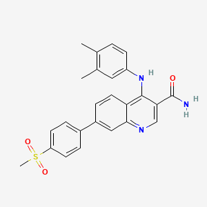 molecular formula C25H23N3O3S B12287900 cFMS Receptor Inhibitor III 