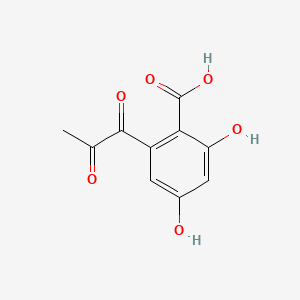 2,4-Dihydroxy-6-(1,2-dioxopropyl)benzoic acid