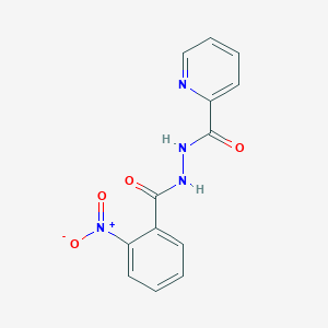 N'-[(2-nitrophenyl)-oxomethyl]-2-pyridinecarbohydrazide