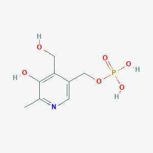 molecular formula C₈H₉D₃NO₆P B122880 磷酸吡哆醇 CAS No. 447-05-2