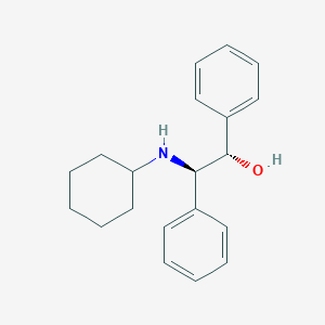 molecular formula C20H25NO B122881 (1S,2R)-2-(cyclohexylamino)-1,2-diphenylethanol CAS No. 142452-42-4