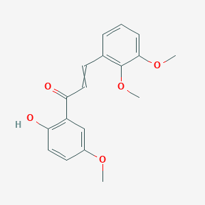3-(2,3-Dimethoxyphenyl)-1-(2-hydroxy-5-methoxyphenyl)prop-2-en-1-one