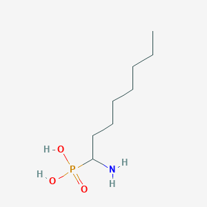 molecular formula C8H20NO3P B12288166 (1-Aminooctyl)phosphonic acid CAS No. 94219-58-6
