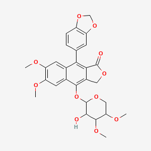 molecular formula C28H28O11 B1228834 Cleistanthin CAS No. 25047-48-7