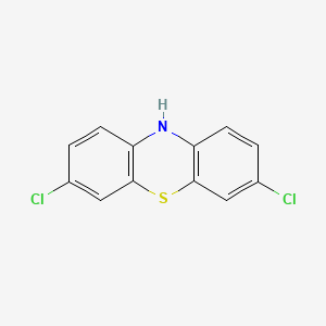 molecular formula C12H7Cl2NS B12288386 3,7-dichloro-10H-phenothiazine CAS No. 1771-23-9