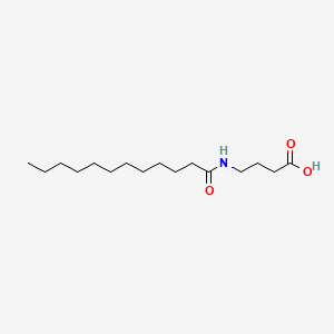 molecular formula C16H31NO3 B1228841 N-Dodecanoyl-4-aminobutyric acid CAS No. 52558-70-0