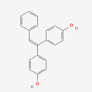 molecular formula C20H16O2 B1228842 4,4'-(2-Phenylethene-1,1-Diyl)diphenol CAS No. 66422-18-2