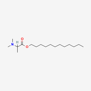 molecular formula C17H35NO2 B1228843 Dodecyl 2-(dimethylamino)propanoate CAS No. 224297-43-2
