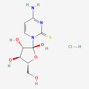 molecular formula C9H14ClN3O5S B1228846 Cytosine, 1-(beta-D-arabinofuranosyl)-thio- CAS No. 28419-39-8