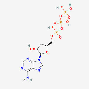 molecular formula C11H18N5O12P3 B1228849 N(6)-Methyldeoxyadenosine 5'-triphosphate CAS No. 5085-65-4