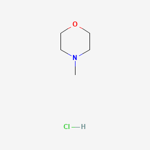 molecular formula C5H12ClNO B1228857 N-Methylmorpholine hydrochloride CAS No. 3651-67-0
