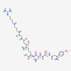 molecular formula C34H60N12O10 B1228858 Edeine B1 CAS No. 52452-78-5