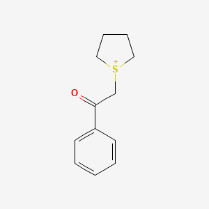1-(2-Oxo-2-phenylethyl)tetrahydrothiophenium