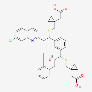 molecular formula C41H46ClNO5S2 B12288809 Montelukast Bis-sulfide 