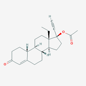 molecular formula C23H30O3 B122889 醋酸左炔诺孕酮 CAS No. 13732-69-9
