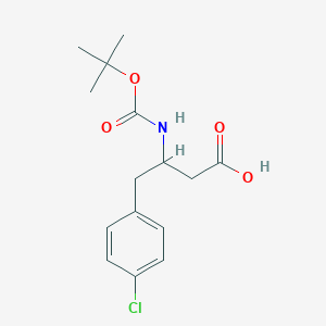 molecular formula C15H20ClNO4 B12289003 3-(Boc-amino)-4-(4-chlorophenyl)butyric Acid 