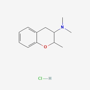molecular formula C12H18ClNO B1228904 Trebenzomine hydrochloride CAS No. 23915-74-4