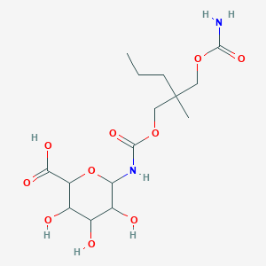 molecular formula C15H26N2O10 B12289066 Meprobamate N-beta-D-Glucuronide 